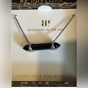 Bomb Party 2025 Untamed Collection Necklace “Killer Instinct” Black Onyx CZ